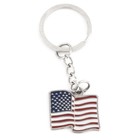 Usa American Flag   Eagle United States America Patriotic Keychain Key Ring Gift