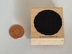 Stampin Up Rubber Stamp Scalloped Circle Shape Craft Tool Card Making Wooden