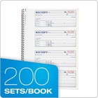 Money And Rent Receipt Book  2-part Carbonless  7-5 8  X 11   Spiral Bound  200
