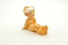 Elf Pixie Sprite Leaf Autumn Ceramic Figurine Japan Mcm Kitsch Vintage