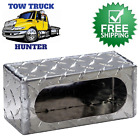Single Oval Diamond Tread Aluminum Box Rollback  Wrecker  Tow Truck  Flatbed 