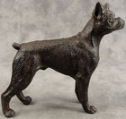 Boxer Dog Cast Iron Statue Doorstop Home Garden Decor Antique Style 7  New