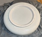 Antique Asian Oriental Blue And White Porcelain Bowl  Hand Painted Cranes