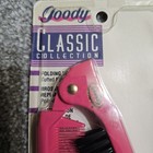 New Vintage Goody Folding Brush Comb Nylon Bristles Pink Made Usa