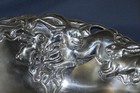 Arthur Court 2001 Signed Aluminum Bunny Rabbit Salad Serving Bowl Easter