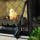 Fulton Fireplace Ash Shovel  Black Steel   21 X 5 X 9 25 Inches Deep  Usa Made