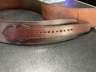45 Caliber Heavy Leather Cartridge Belt - 33 Loops  Brass Hardware  Handmade