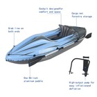 Inflatable Kayak For Adults 1 Person Touring Kayak With Oars And Pump Blue red
