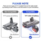 V11 Button Click In Battery For Dyson Sv15 Sv16 Sv22  Replacement Battery