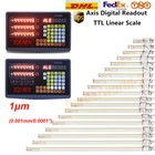 1  m Ttl Linear Scale Encoder Grinder Kit 2 3 Axis High Precision Digital Readout