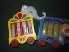 Burwood Circus Train Wall Plaque Nursery Decor Vintage