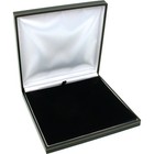 Necklace Gift Boxes Black Faux Leather 6 1 2  3pcs