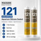 Aquarium Silicone Sealant 300ml Clear Acetic Cure Fish Tank Glass Bonding