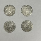 Lot Of 4 1587-1632 Poland Lithuania 1 24 Thaler Coin Silver Sigismund Iii Vasa
