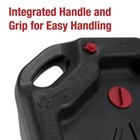 Oil Change Drain Container 16 Quart Large Pan Leak-proof High Capacity Car Auto