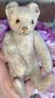 Rare C 1900 Mini Antique  Steiff Teddy Bear Once White Mohair 5    W long F Button