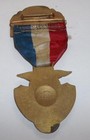 Antique 1912 Fraternal Order Of Eagles Pin Ribbon   Medal  Richmond Va 