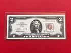 1963a  2 Dollar Bill Legal Tender Red Seal Uncirculated