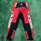 Thor Phase Motocross Racing Pants Red Black Silver Size 28
