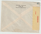Good   Uncommon Ww2 1940 Palestine Censored Airmail Cover Posted To Yugoslavia