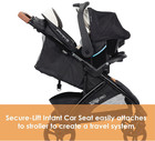 Baby Trend Tango Pro Travel System Stroller Combo - Infant Car Seat - Dash Tan