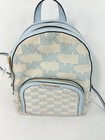 Michael Kors Vista Blue Women Girls Medium School Travel Shoulder Backpack Bag