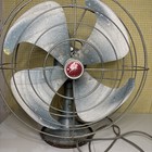 Vtg General Electric Ge Vortalex Fan Industrial 16  Blades Art Deco Oscillating