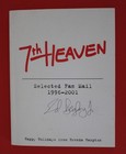 7th Heaven Original Cast Crew Gift Book Fan Mail Signed Autograph Not A Tv Prop