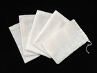 500 1000 5000 Natural Cotton Muslin Drawstring Bags Bath Soap 3x4 4x6 6x8 8x12