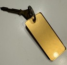 1960s Vintage Hotel Room Key   Fob Hotel Venezia Roma Rome Italy Rare Acrylic