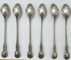 Reed   Barton Francis I Sterling Silver Iced Tea Spoons Set Of 6