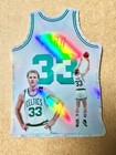 Larry Bird White Jersey Holographic Sticker Basketball Sports Card Theme