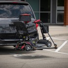 Electric Mobility Scooter Carrier For Car  350 Lb Capacity  Silver Spring