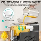 70oz Slushie Machine No Ice Needed 6preset Programs autoclean-frozen Drink Maker