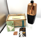 Vtg Ice-o-mat Rival Mfg Manual Ice Crusher Copper   Black