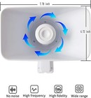 Extra Loud Alarm Siren Speaker Home Security System Dual Tone Plastic 30w 120 Db
