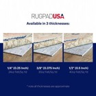Rugpadusa Rug Pad 10 Ft  X 14 Ft  1 2  Thickness Hard Surface Felt Material