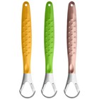 3 Pcs Tongue Scraper Stainless Steel Cleaner Plaque Remover Travel Tounge