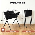 Mocomax Canvas Art Print Rack  Portable Folding Display Medium  Black