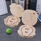 Baby Tooth Box Organizer Save Milk Teeth Wood Boy Girl Kids Storage Gift Case Au