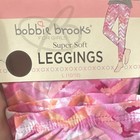 Bobbie Brooks Girls L  10 12  Leggings Chevron Unicorn Pink Navy
