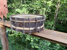 Antique York Grand Rapids Mi Michigan Wooden Snare Drum Wood Early 1900 s