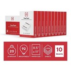 Tru Red 8 5  X 11  Copy Pape - 20 Lbs  92 Brightness  500 Sheets ream - 10 Reams