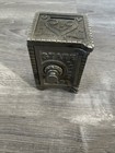 Vintage State Safe Combination Lock Metal Still Coin Bank - Approx  4  T Works 