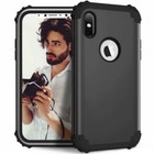 For Phone 6 6s 7 8 Plus X Xr Xs Max Case Shockproof 3 In 1 Hybrid Hard Cover