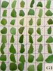 Gr 2204 Genuine Surf-tumbled Sea Glass     Frosted Green  ideal For Crafting   Col