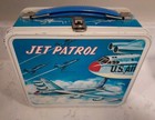 Vintage Jet Patrol Lunchbox And Thermos 1957  Aladdin Rare Htf 
