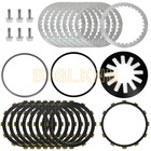 Clutch Friction Steel Kit For Harley Road Glide Road King Electra Glide 1998-17