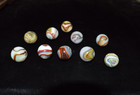          All Top Picks Jabo das Lot Of 10 Mixed Runs Collector Marbles  750  Mint    