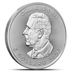 2025 1 Oz Canadian Silver Maple Leaf Coin  bu 